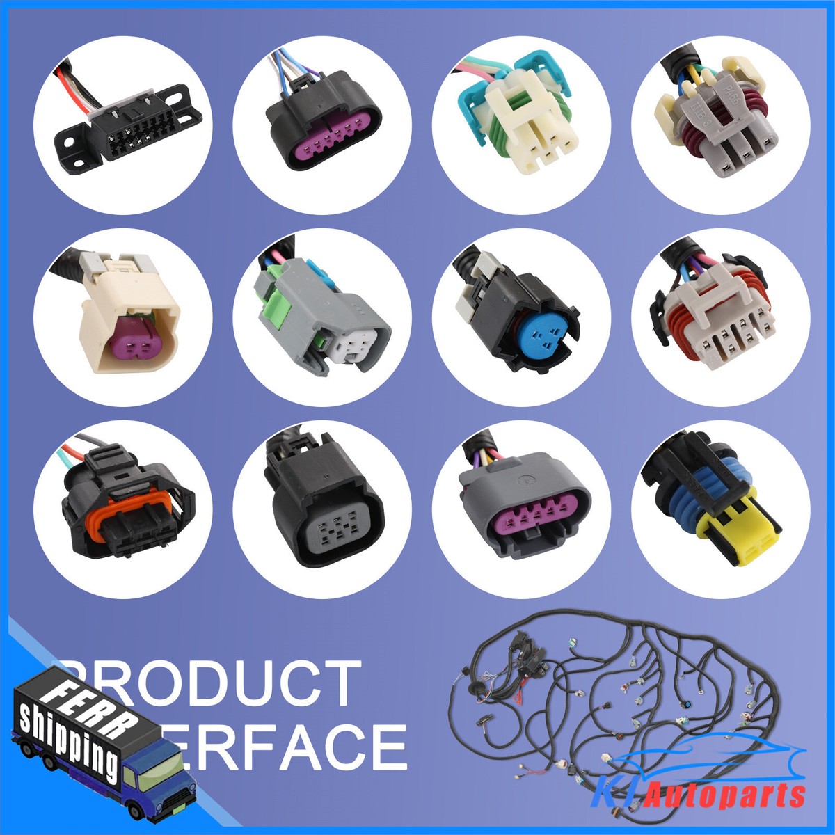 LS STANDALONE HARNESS 6L80E/6L90E 58X Drive By Wire DBW