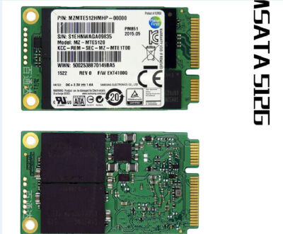Samsung PM851 512GB SSD MZ-MTE5120 mSATA Solid State Drive For