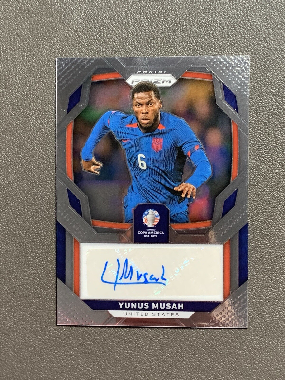 2024 PRIZM CONMEBOL COPA AMERICA YUNUS MUSAH Base Auto USMNT