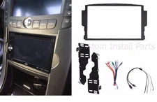Double 2Din Dash Kit w/Sub Woofer Amplified Wire Harness Fits 2004-2008 Acura TL