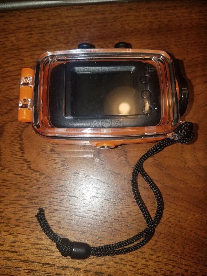 Intova Duo Waterproof HD POV Sports Video Action Camera, Orange w/ 4gb - Image 2 of 4