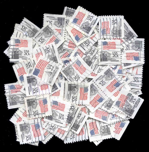 SUPREME COURT 100 Stamps 1981 Flag 20-Cent #1894-1896 U.S. Used