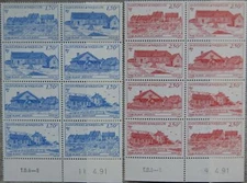 ST. PIERRE MIQUELON SPM 1991 611-18 561-68 2x City Views Stadtansichten Stadt **