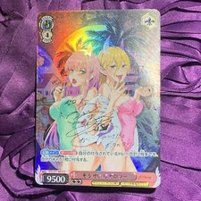 Power + Zero Two Darling in the Franxx White Wedding ACG Waifu Anime Holo Card