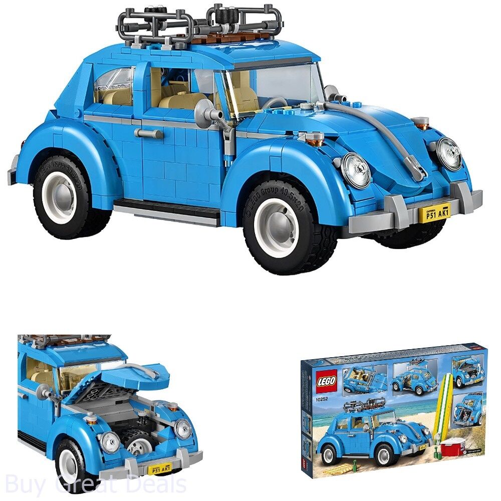 Lego Creator 10252 Set, Volkswagen Beetle 1000 Piece Building Kit | eBay