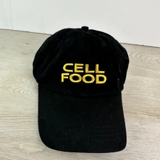 Lumina Health Cell Food Black and Yellow Hat Adjustable Adult Size Baseball Hat