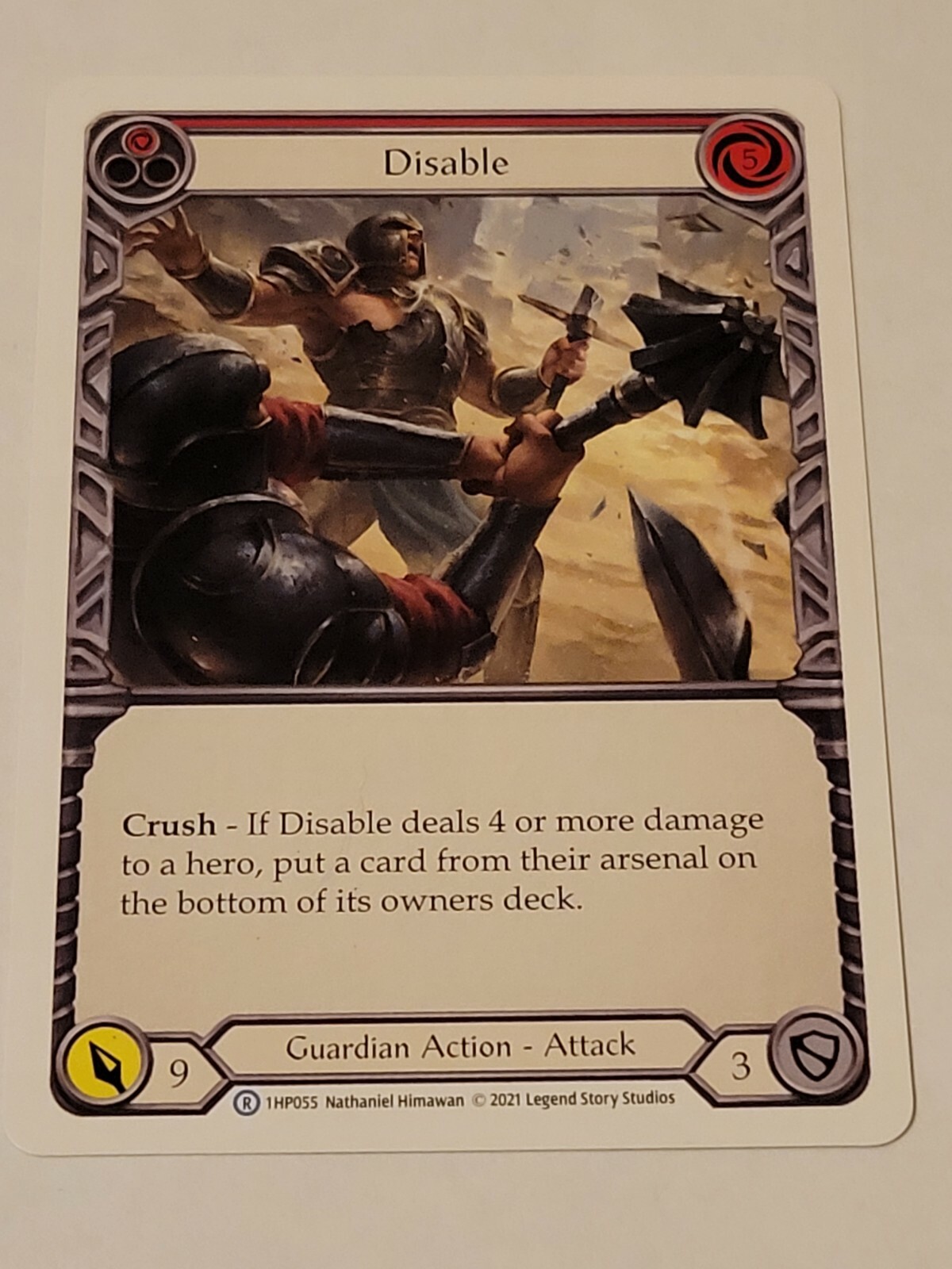Disable (red) rare history pack 1 NM Flesh And Blood