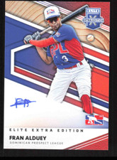 2020 Elite Extra Edition Dominican Prospect League Signatures #14 Fran Alduey