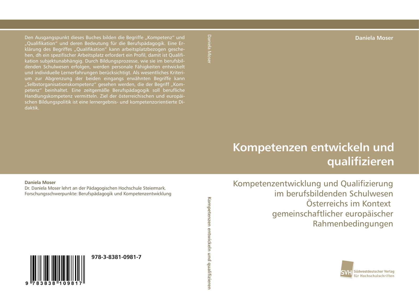 Thumbnail - Daniela Moser | Kompetenzen Entwickeln Und Qualifizieren | Taschenbuch