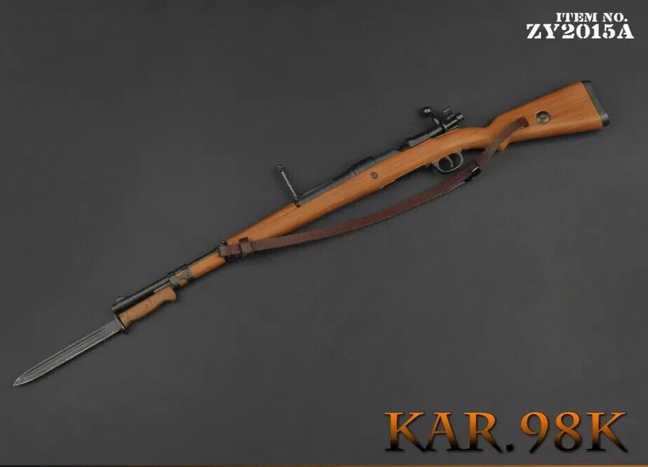 1/6 WWII German KAR 98K Rifle Gun for 12