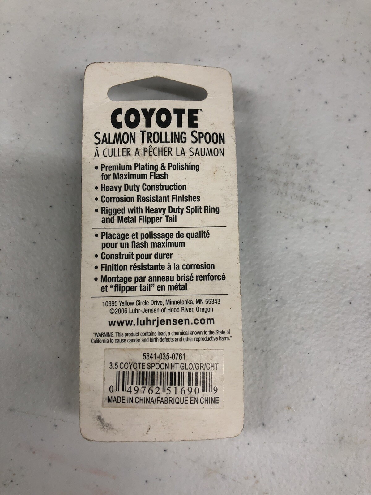 LUHR JENSEN/KROCODILE/COYOTE/LAXEE FISHING SPOONS LOT4 - Image 11