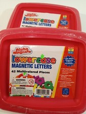 Alpha Magnets lower case letters 2 boxes new