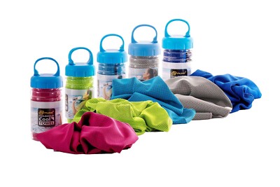 Ice Towel Cool Towel Kühltuch bei Sommerhitze Schweißtuch Fitnesstuch 1 Flasche