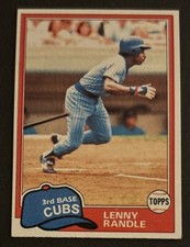 1981 Topps Lenny Randle Baseball Card #692 Cubs 3B GD O/C