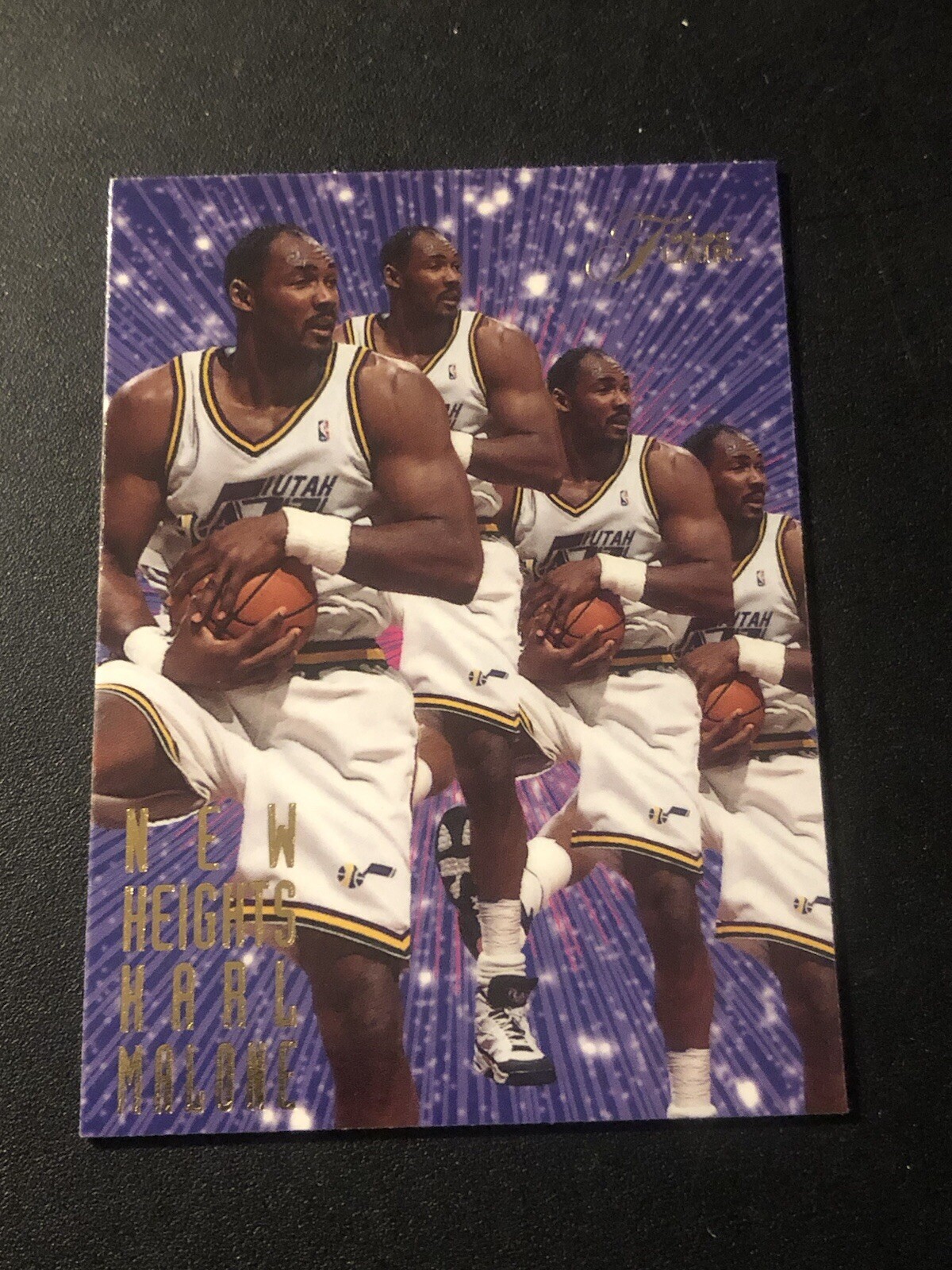 1995-96 Flair New Heights Karl Malone #6 HOF