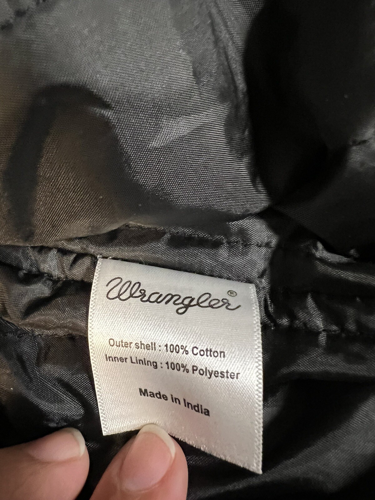 Wrangler Solid Men’s Jacket Brown Size Medium - image 5