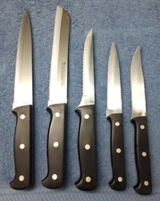 5 JA Henckels International Ever Sharp Pro Knives Chef Bread Knife And More