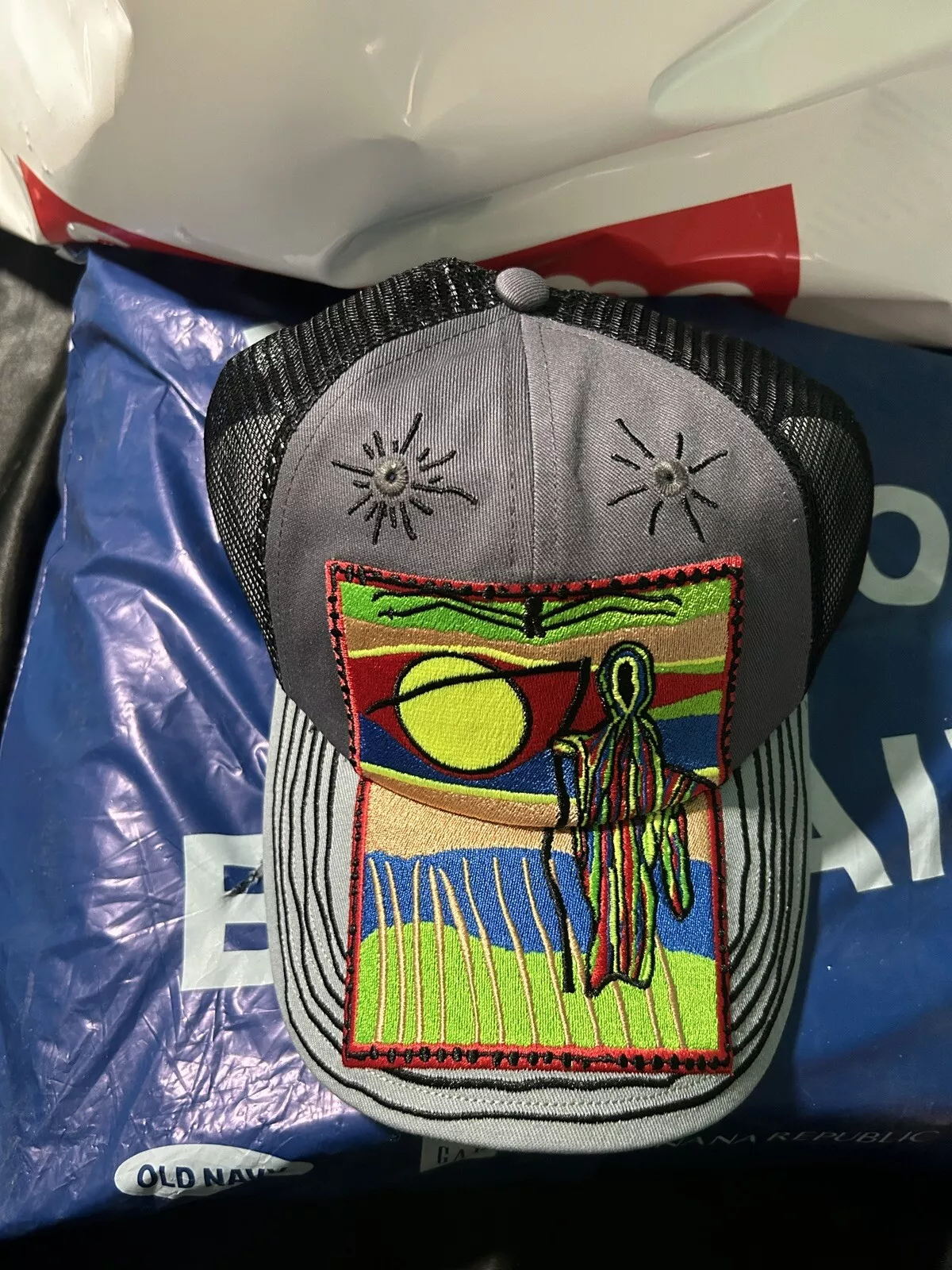 Supreme Reaper dos maille 6 panneaux gris
