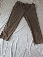 Hose -Gr XXL ( 24 ) fließender Stoff -Stretch -Komfort -Braun -Gummizug -wie NEU