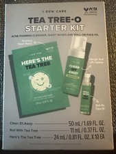 I Dew Care Tea Tree-O Starter Kit 3-Piece Acne Treatment Solution exp Nov 2025