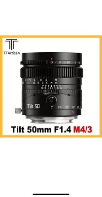 TTartisan Tilt 50mm F1.4 Full Frame MF Lens | eBay