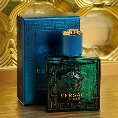 Versace Perfume Eros Eau De Toilette 5ml 0.17oz Mini Men's Cologne