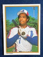 1987 TOPPS MAIL IN GLOSSY ALL STAR #46 HUBIE BROOKS (MONTREAL EXPOS)