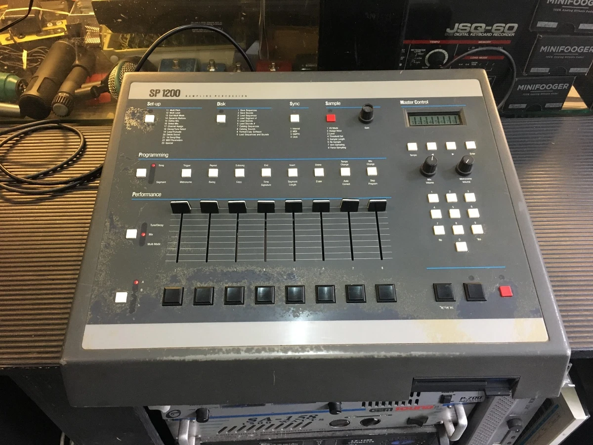 Original Grey Emu SP1200 Sampling Drum Machine SP 1200 e mu