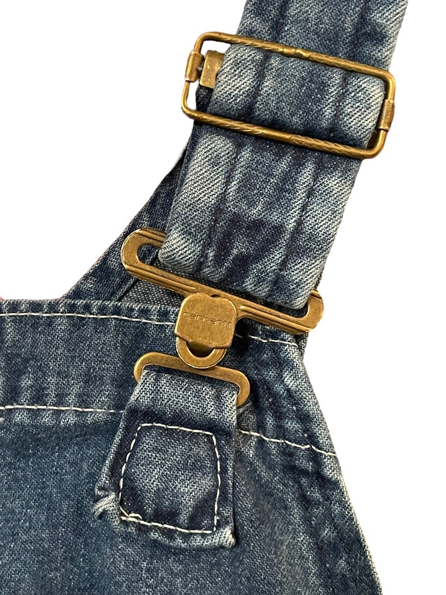 Rare Mens 90s Vintage Size 34 x 32 Carhartt Blue Denim Overalls