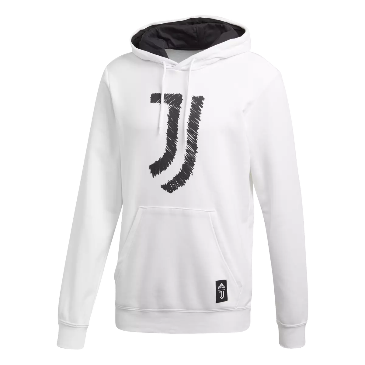 Felpa juventus adidas con cappuccio juve dna uomo calcio bianca 20/21 2020  2021