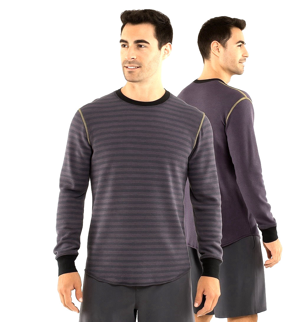 Lululemon Binary Crew Reversible Long Sleeve Ther… - image 1