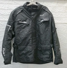 New HWK Adventure Touring Motocycle Jacket Black Size 3XL