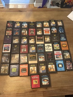 Atari 2600 Lot Of 50 Games Untested