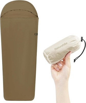 Hüttenschlafsack Ultralight 128g Reisedecke Innenschlafsack für Backpacking