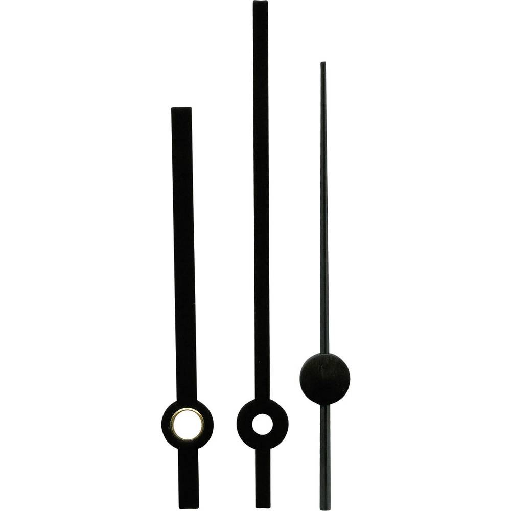 EUROTIME 195036 aluminium noir : Ne ratez plus l'heure avec style et clarté
