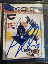 Chris Thorburn Signed 2009/10 OPC O-PEE-CHEE  Auto Card Wow!
