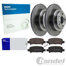 DELPHI BREMSSCHEIBEN 265mm + BELÄGE HINTEN passend für FORESTER + IMPREZA