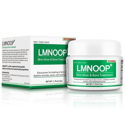 LMNOOP  Skin Ulcer Healing Ointment, for Foot & Leg 1.76 Ounce, Ounce 