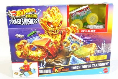 Hot Wheels Monster Truck Power Smashers Torch Tower Takedown