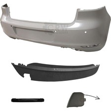 Set Kit Stoßstange hinten +Träger+Zubehör VW Golf VI 6 5K Bj. 08-12 für PDC