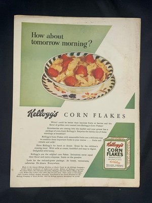 Magazine Ad* - 1929 - Kellogg's Corn Flakes