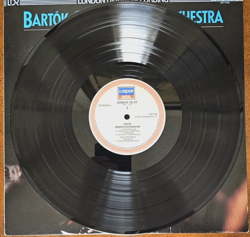 BARTOK- Concerto For Orchestra/Dance Suite- SOLTI/CHICAGO SYM   London LDR 71036 - Image 3 of 4
