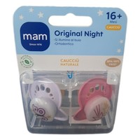 MAM Night, Schnuller 16+ Monate (2Er-Set), MAM Schnuller 16 36 Monate, Leuchtet