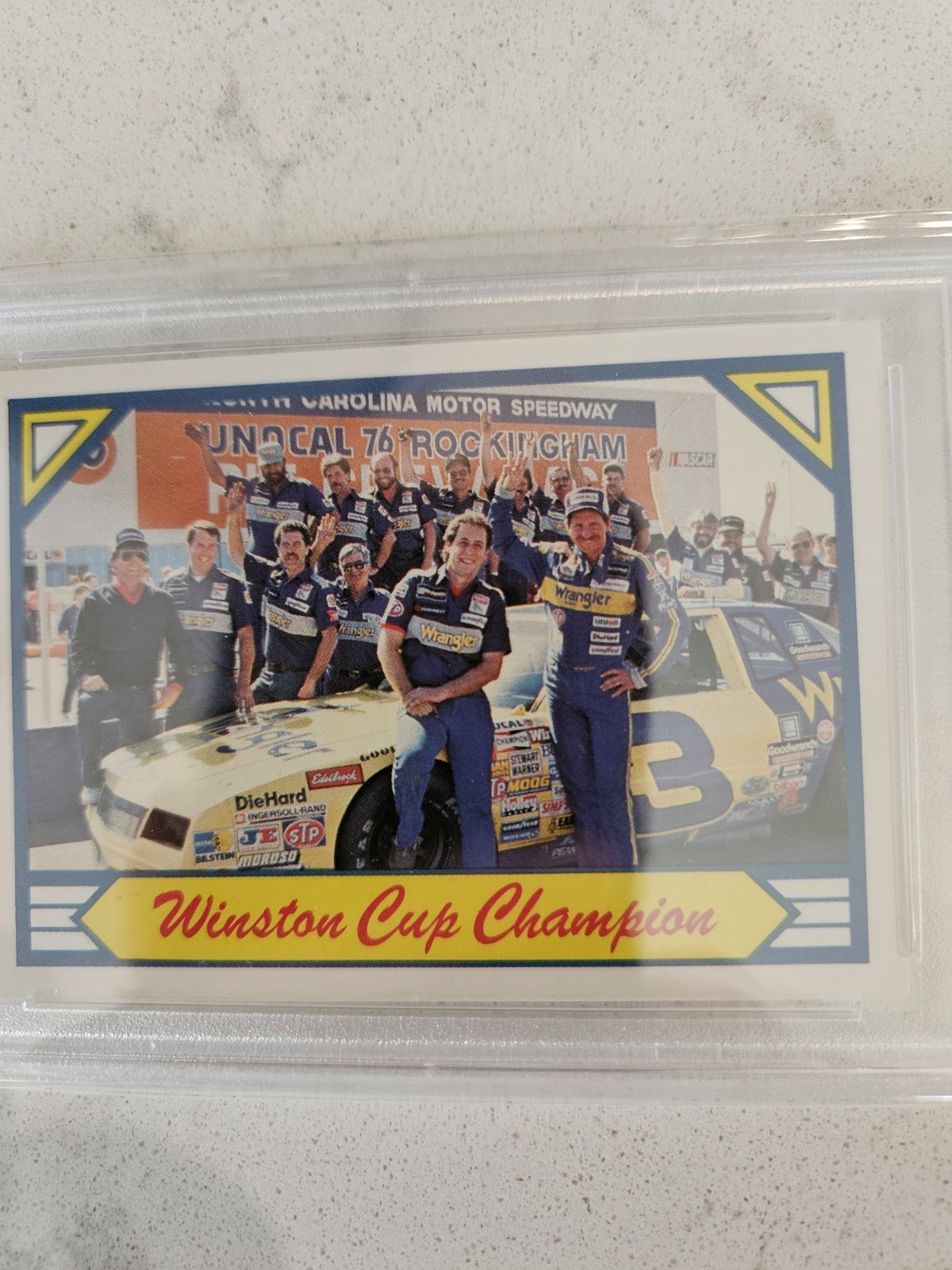 1988 MAXX CHARLOTTE WINSTON CUP CHAMP #87 DALE EARNHARDT "PSA 9 MINT" HOF'ER!!! view 2