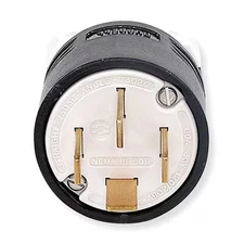 Hubbell Wiring Device-Kellems Hbl7303c Straight Blade Plug, 18-60P, 60 A,