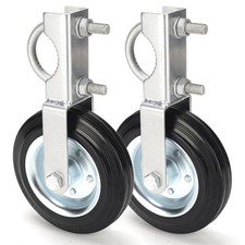 Gate Wheel Kit for Supporting Swing Metal Tube Gate With 1-5/8" Thru 2" Frame...