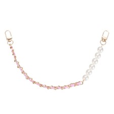 13.77IN Pearl Purse Chain 1PC Purse Chain Extender Pink 