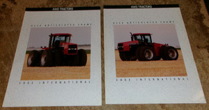 2-lot case ih 4wd tractors 2 page brochures in nice shape used