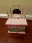 Wooden Jewelry storage with 2 Drawers and Mirror. 10" x 7" x 4" — photo 5