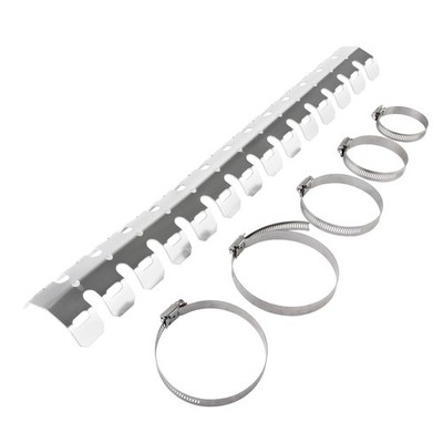 Tusk Aluminum Pipe Guard Silver For BETA 300 Xtrainer 2015-2023